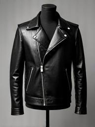 Top-selling premium black leather jacket
