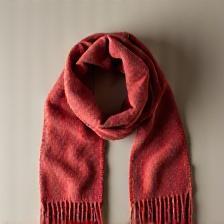 Cozy wool scarf in subtle urban pattern