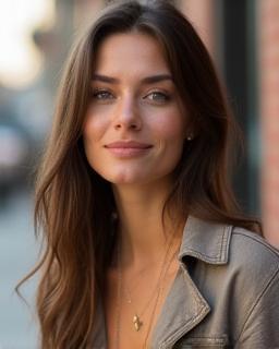 Headshot of stylist Amelia Jones specializing in urban casual